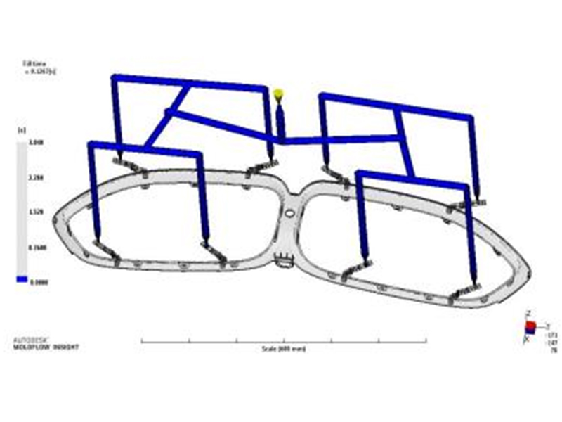 寶馬8系格柵外圈/BMW 8 Kidney Grille Ring 模具出口到歐州、Tooling export to EU